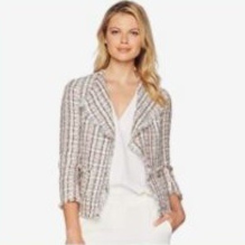 Tweed Fringe Jacket